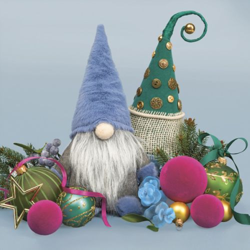 Maki ubrousky v�no�n� 3vrstv� 33 x 33 cm 20 ks - Gnome among Baubles Maki ubrousky v�no�n� 3vrstv� 33 x 33 cm 20 ks - Gnome among Baubles
