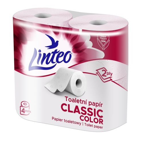 Linteo toaletn� pap�r Classic Color 2- vrstv� 4ks Linteo toaletn� pap�r Classic Color 2- vrstv� 4ks