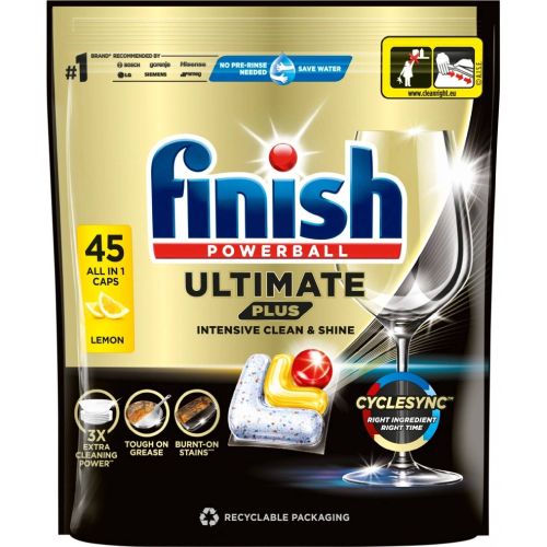 Finish Ultimate Plus All in 1 tablety do my�ky Lemon 45 ks Finish Ultimate Plus All in 1 tablety do my�ky Lemon 45 ks