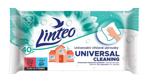 Linteo univerz�ln� vlh�en� ubrousky 40 ks