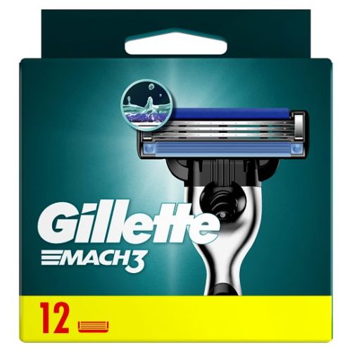 Gillette Mach3 n�hradn� hlavice 12 ks Gillette Mach3 n�hradn� hlavice 12 ks