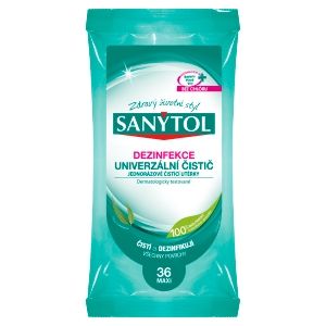 Sanytol Dezinfek�n� univerz�ln� �ist�c� ut�rky 72ks Sanytol Dezinfek�n� univerz�ln� �ist�c� ut�rky 72ks