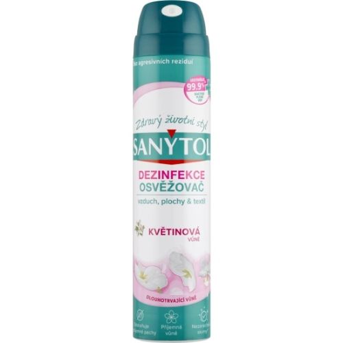 Sanytol dezinfek�n� osv�ova� vzduchu na povrchy a textil Kv�tinov� v�n� 300 ml Sanytol dezinfek�n� osv�ova� vzduchu na povrchy a textil Kv�tinov� v�n� 300 ml