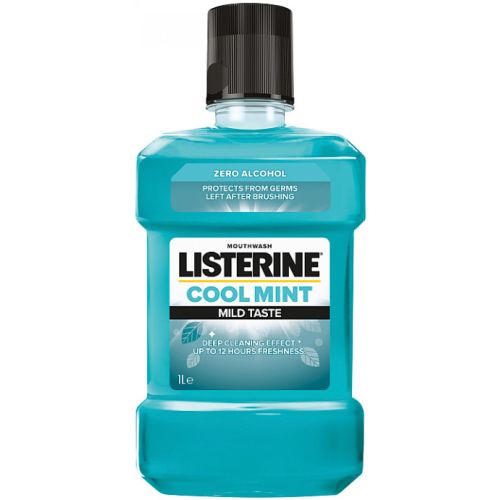 Listerine �stn� voda Cool Mint Mild Taste 1 l Listerine �stn� voda Cool Mint Mild Taste 1 l
