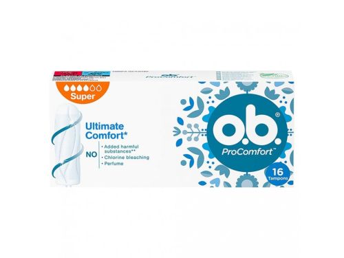 O.B. ProComfort Super tampony 16 ks O.B. ProComfort Super tampony 16 ks
