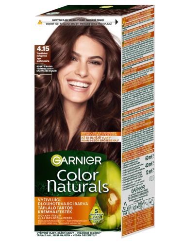 Garnier Color Naturals 4.15 tmav� ledov� mahagonov�