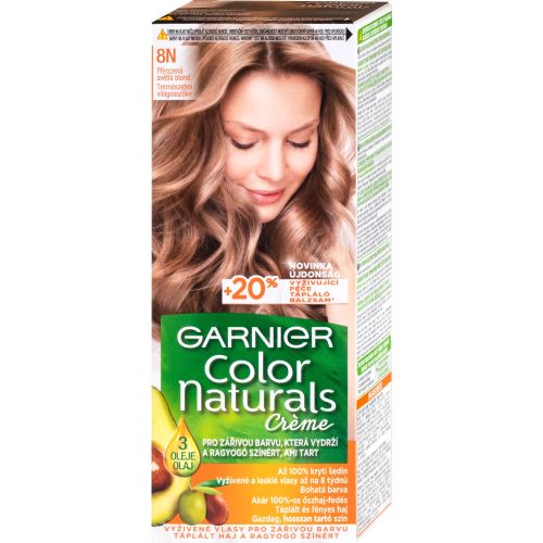 Garnier Color Naturals 8N p�irozen� sv�tl� blond Garnier Color Naturals 8N p�irozen� sv�tl� blond