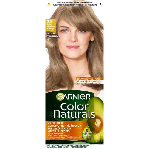 Garnier Color Naturals 7.1 p�irozen� popelav� blond Garnier Color Naturals 7.1 p�irozen� popelav� blond