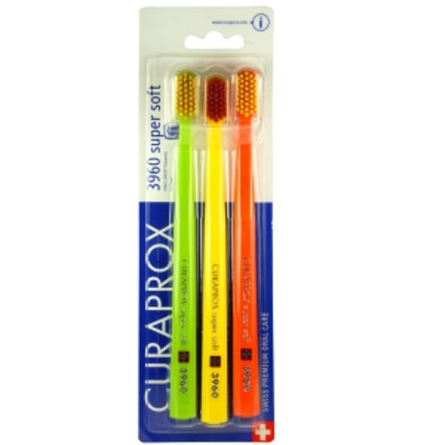 Curaprox CS 3960 zubn� kart��ek Super Soft 3 ks Curaprox CS 3960 zubn� kart��ek Super Soft 3 ks