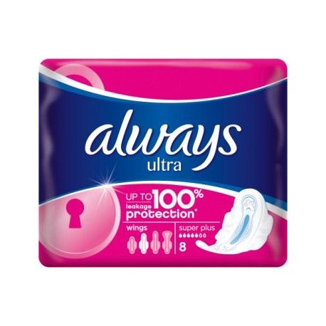 Always Ultra Super Plus vlo�ky 8ks Always Ultra Super Plus vlo�ky 8ks