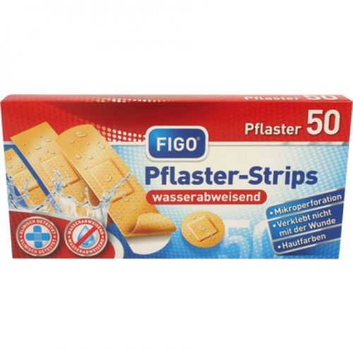 Figo n�plast 4 velikosti vod�odoln� 50 ks Figo n�plast 4 velikosti vod�odoln� 50 ks