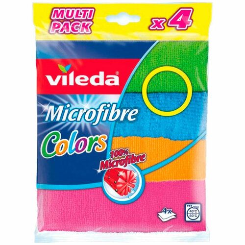 Vileda ut�rka Microfibre colors 4ks Vileda ut�rka Microfibre colors 4ks