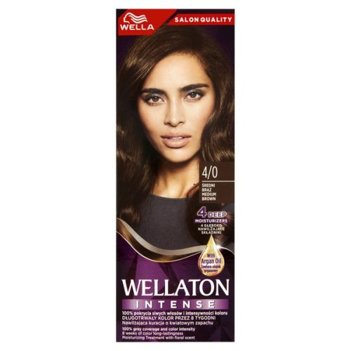 Wella Wellaton Intense barva na vlasy 4/0 St�edn� hn�d� Wella Wellaton Intense barva na vlasy 4/0 St�edn� hn�d�