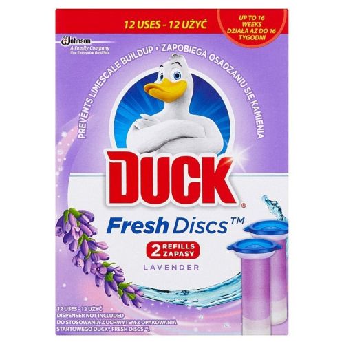 Duck Fresh Discs WC �isti� n�pln� s v�n� levandule 2x36 ml Duck Fresh Discs WC �isti� n�pln� s v�n� levandule 2x36 ml