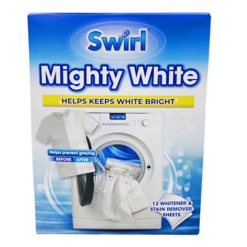 Swirl ubrousky do su�i�ky Mighty White 12 ks Swirl ubrousky do su�i�ky Mighty White 12 ks