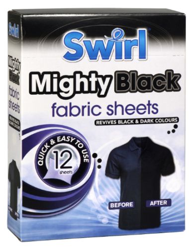 Swirl ubrousky do su�i�ky Mighty Black na �ern� pr�dlo 12 ks Swirl ubrousky do su�i�ky Mighty Black na �ern� pr�dlo 12 ks