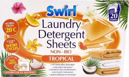 Swirl prac� ubrousky Tropical 20 ks Swirl prac� ubrousky Tropical 20 ks