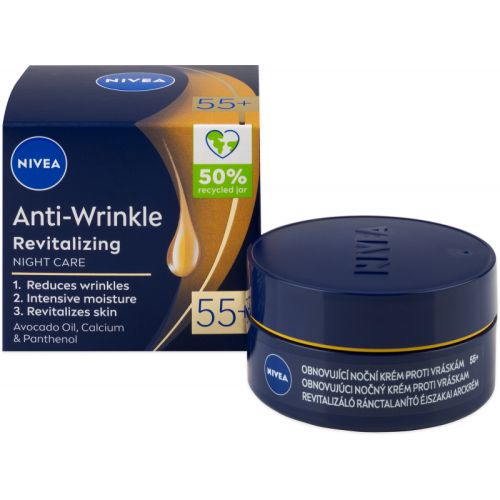 Nivea no�n� obnovuj�c� kr�m proti vr�sk�m 55+ 50ml Nivea no�n� obnovuj�c� kr�m proti vr�sk�m 55+ 50ml