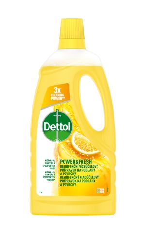 Dettol Power & Fresh dezinfek�n� v�ce��elov� p��pravek na podlahy a povrchy 1 l Dettol Power & Fresh dezinfek�n� v�ce��elov� p��pravek na podlahy a povrchy 1 l