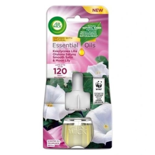 AirWick el. n�hradn� n�pl� Jemn� sat�n a M�s��n� lilie 19 ml