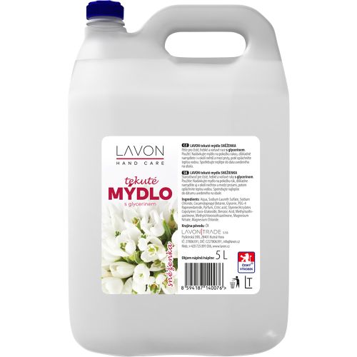 Lavon Hand Care tekut� m�dlo Sn�enka 5 l Lavon Hand Care tekut� m�dlo Sn�enka 5 l