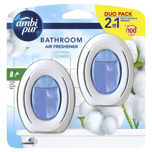 Ambi Pur Bathroom osv�ova� vzduchu Cotton Flower 2 x 7,5 ml Ambi Pur Bathroom osv�ova� vzduchu Cotton Flower 2 x 7,5 ml