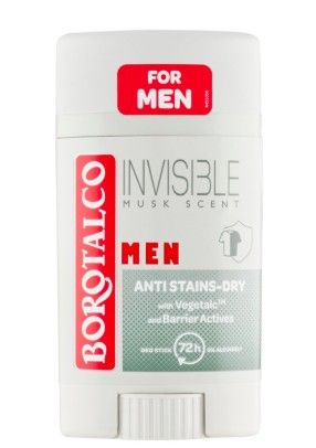 Borotalco MEN deo stick Invisible 40 ml Borotalco MEN deo stick Invisible 40 ml