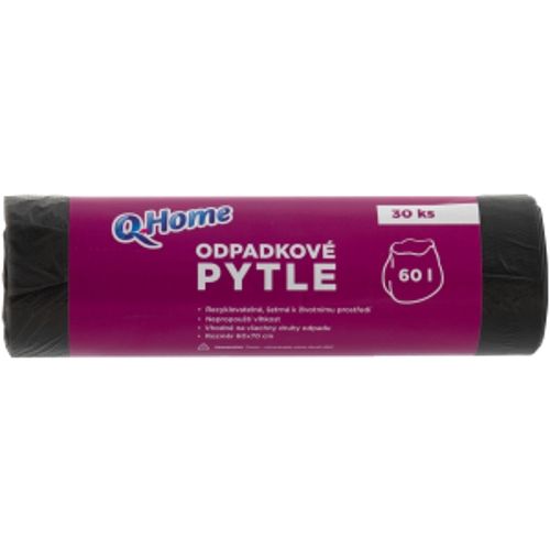 Q Home odpadkov� pytle 60 l (30ks/fol) Q Home odpadkov� pytle 60 l (30ks/fol)