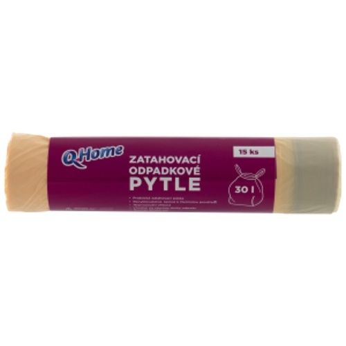 Q Home zatahovac� pytle na odpad 30 l (15ks/fol) Q Home zatahovac� pytle na odpad 30 l (15ks/fol)