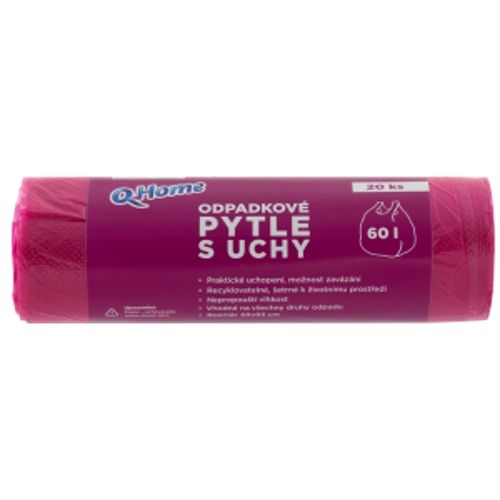 Q Home odpadkov� pytle s uchy 60 l (20 ks/fol) Q Home odpadkov� pytle s uchy 60 l (20 ks/fol)