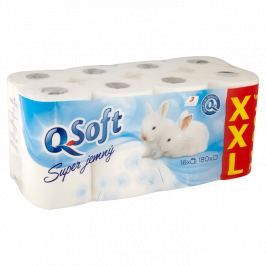 Q-Soft toaletn� pap�r 3vrstv� super jemn� 16 ks Q-Soft toaletn� pap�r 3vrstv� super jemn� 16 ks