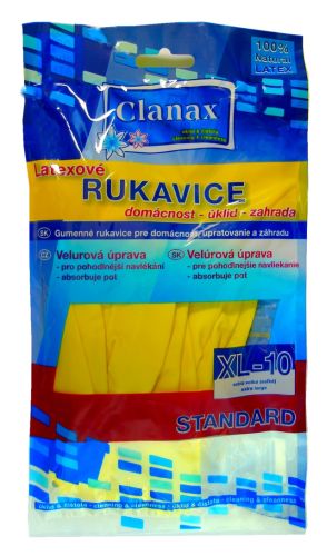 Clanax latexov� rukavice Standard XL-10 Clanax latexov� rukavice Standard XL-10