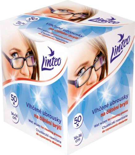 Linteo vlh�en� �ist�c� ubrousky na br�le 50 ks Linteo vlh�en� �ist�c� ubrousky na br�le 50 ks