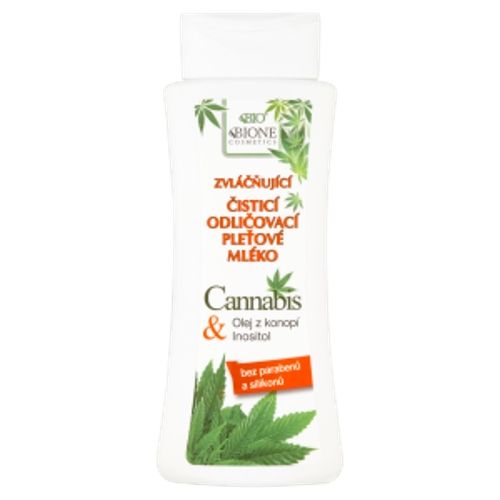 BIONE CANNABIS zvl���uj�c� �ist�c� ple�ov� ml�ko 255 ml