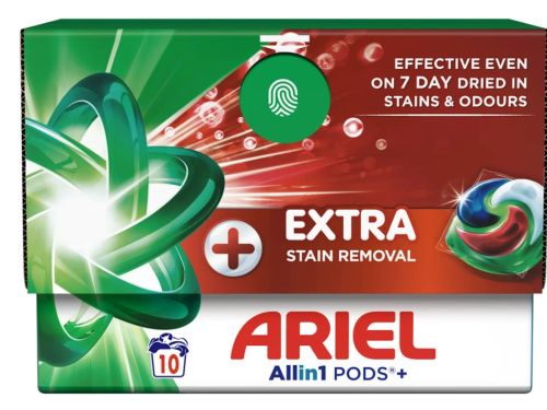 Ariel prac� kapsle Plus Extra Stain 10PD Ariel prac� kapsle Plus Extra Stain 10PD