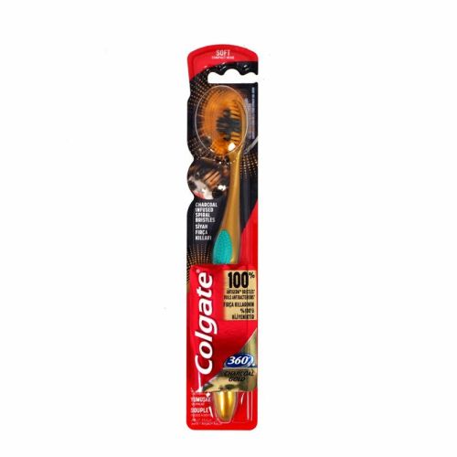 Colgate zubn� kart��ek 360� Charcoal Gold m�kk� Colgate zubn� kart��ek 360� Charcoal Gold m�kk�