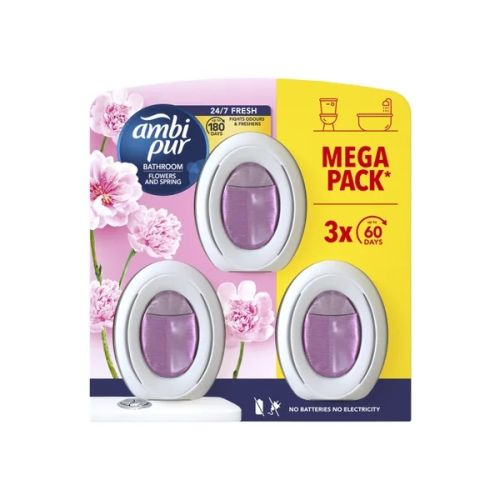 Ambi Pur Bathroom Flowers & Spring osv�ova� vzduchu do koupelny 3 x 8 ml Ambi Pur Bathroom Flowers & Spring osv�ova� vzduchu do koupelny 3 x 8 ml