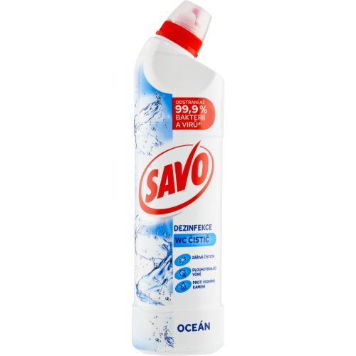 Savo WC tekut� �ist�c� a dezinfek�n� p��pravek Ocean 700 ml Savo WC tekut� �ist�c� a dezinfek�n� p��pravek Ocean 700 ml