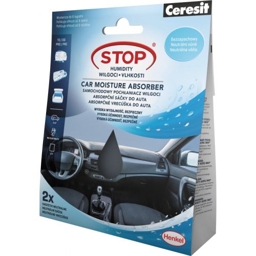 Ceresit Stop vlhkosti absorp�n� s��ky do auta 2x50 g