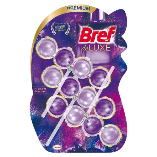 Bref DeLuxe Midnight Bouquet WC blok v kuli�k�ch 3x50 g Bref DeLuxe Midnight Bouquet WC blok v kuli�k�ch 3x50 g