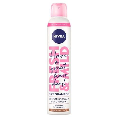 Nivea Fresh & Mild such� �ampon pro sv�tlej�� t�n vlas� 200 ml Nivea Fresh & Mild such� �ampon pro sv�tlej�� t�n vlas� 200 ml