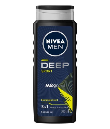 Nivea Men sprchov� gel Deep Sport Maxx Tech 500 ml Nivea Men sprchov� gel Deep Sport Maxx Tech 500 ml