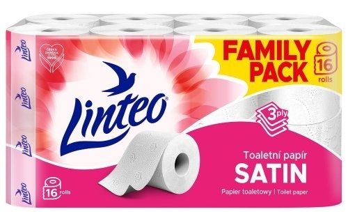 Linteo toaletn� pap�r b�l� 3-vrstv� 16 ks Linteo toaletn� pap�r b�l� 3-vrstv� 16 ks