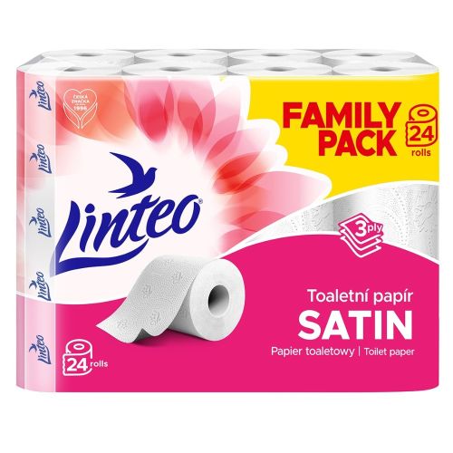 Linteo toaletn� pap�r 3-vrstv� b�l� 24ks Linteo toaletn� pap�r 3-vrstv� b�l� 24ks
