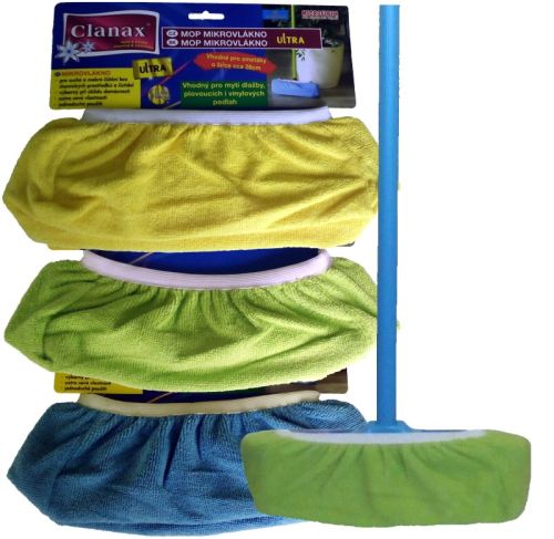 Clanax n�vlek na smet�k Mop Ultra mikrovl�kno Clanax n�vlek na smet�k Mop Ultra mikrovl�kno