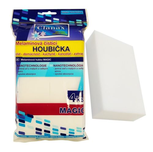 Clanax houbi�ka NANO melaminov� 4 ks Clanax houbi�ka NANO melaminov� 4 ks