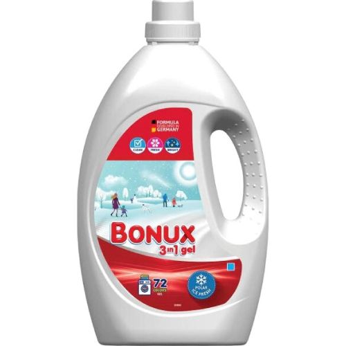 Bonux prac� gel 3v1 Whites Polar Ice Fresh 72 PD 3,6 l Bonux prac� gel 3v1 Whites Polar Ice Fresh 72 PD 3,6 l