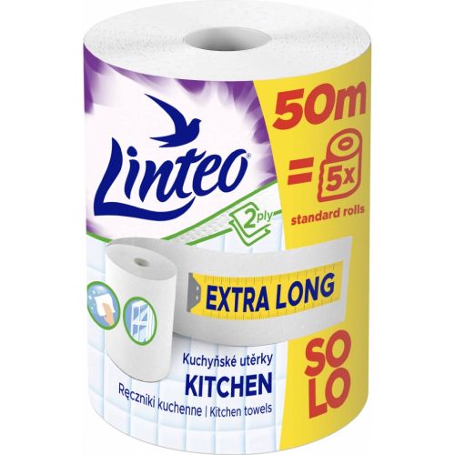 Linteo XXL kuchy�sk� ut�rky - 2vrstv� role 50m Linteo XXL kuchy�sk� ut�rky - 2vrstv� role 50m