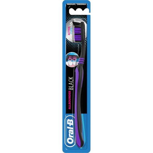 Oral -B zubn� kart��ek AllRounder Black Medium Oral -B zubn� kart��ek AllRounder Black Medium