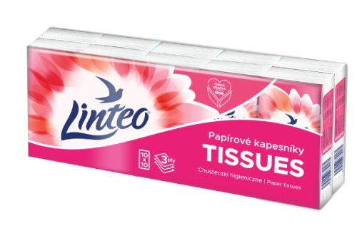 Linteo pap�rov� kapesn�ky 10x10ks, b�l�, 3-vrstv� Linteo pap�rov� kapesn�ky 10x10ks, b�l�, 3-vrstv�